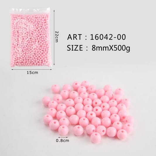 Perline 500gr normali rosa baby
