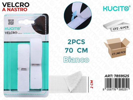 VELCRO A NASTRO 70CM 2PZ