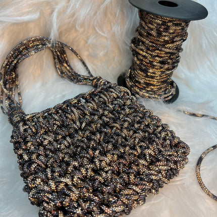 Cordino strass maculato 50mt