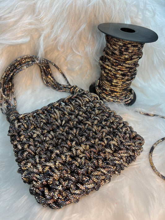 Cordino strass maculato 50mt