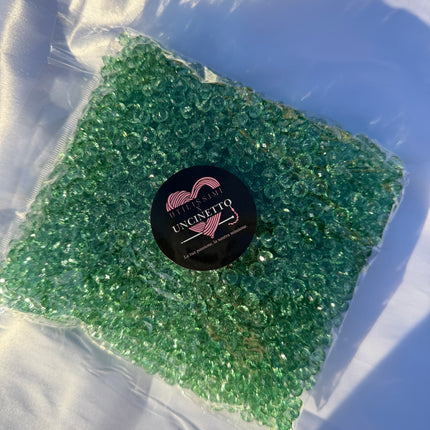 Perline sfaccettate 500gr circa