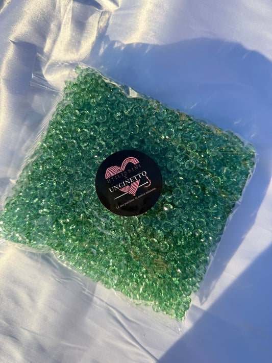 Perline sfaccettate 500gr circa