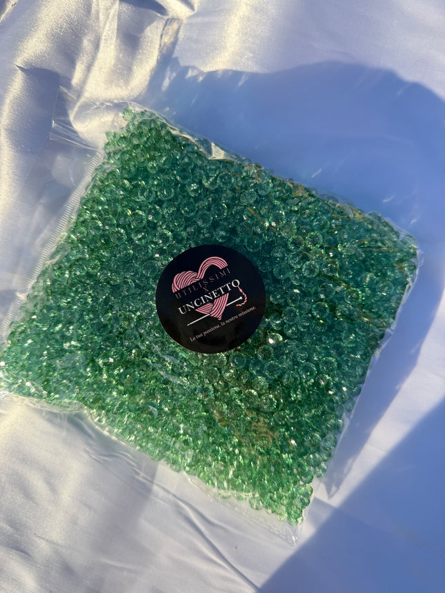 Perline sfaccettate 500gr circa