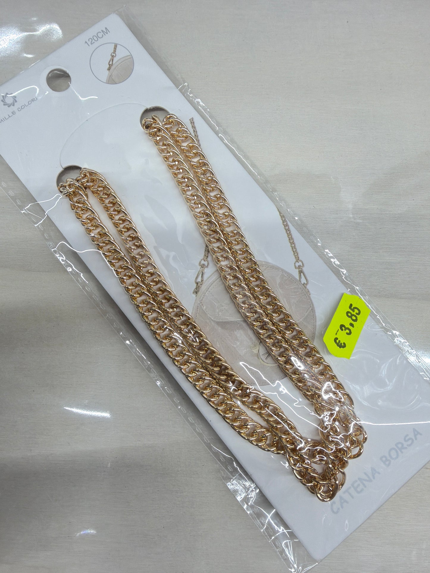 Catenella 120cm con moschettoni