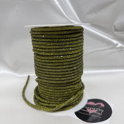 Cordino strass 50metri cachi