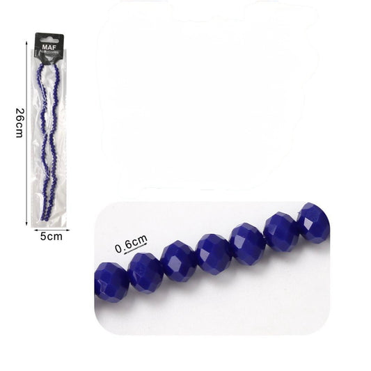 Cristalli di vetro 6mm blu