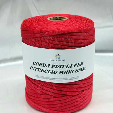 Cordino piatto 6mm 500gr