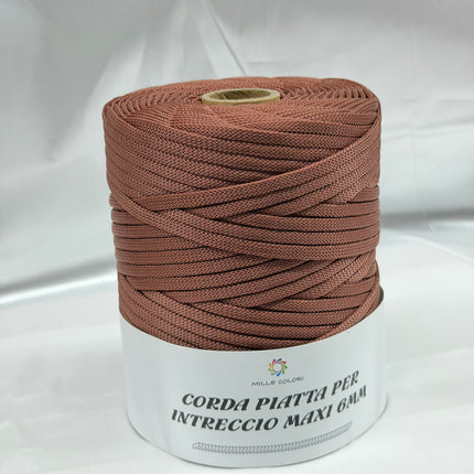 Cordino piatto 6mm 500gr
