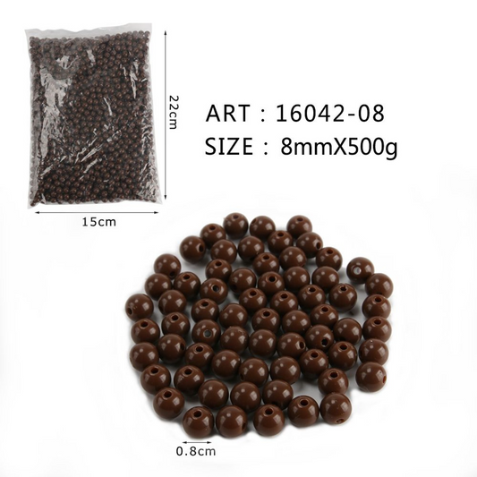 Perline 500gr normali marroni
