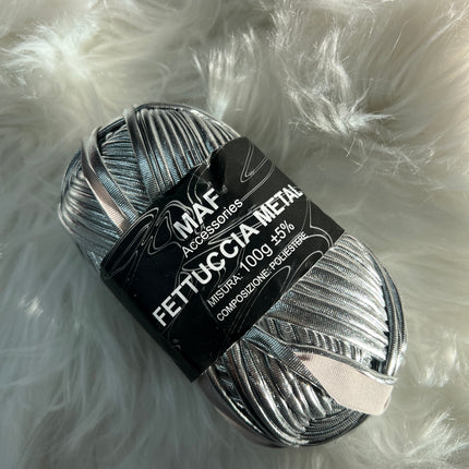 LYCRA METAL 100gr argento