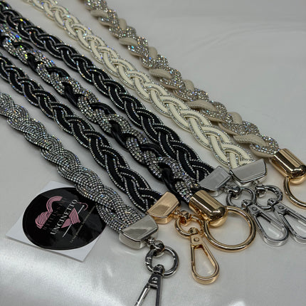 Manici strass con ganci 45cm