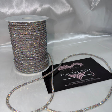 Cordino strass 50 metri boreale