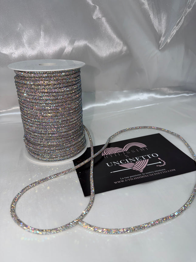 Cordino strass 50 metri boreale