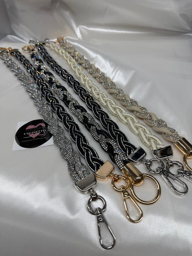 Manici strass con ganci 45cm