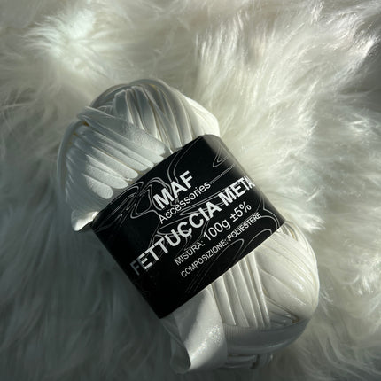 LYCRA METAL 100gr bianco