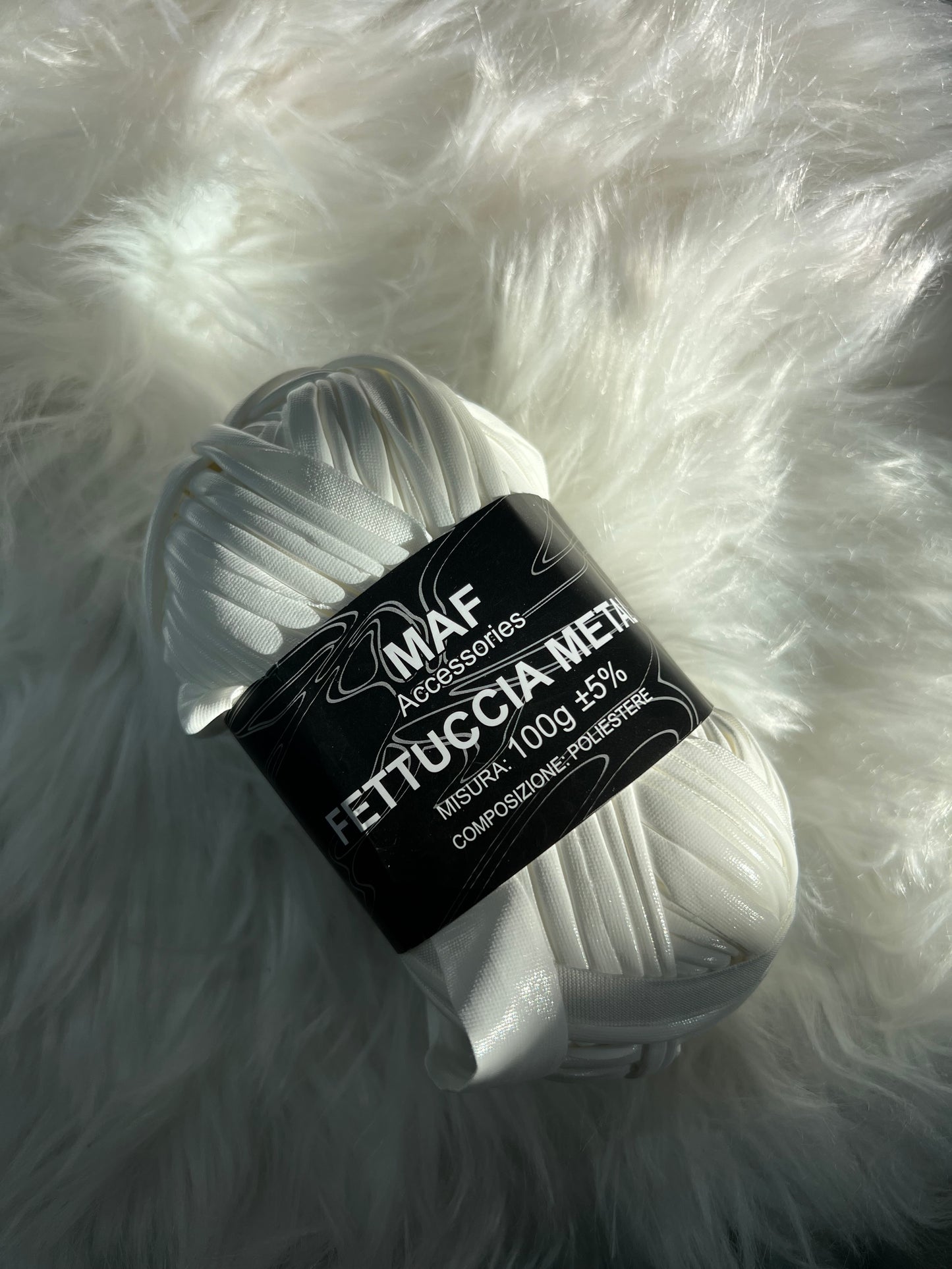 LYCRA METAL 100gr bianco