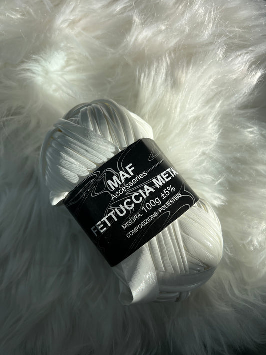 LYCRA METAL 100gr bianco