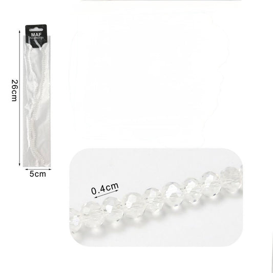 Cristalli in vetro 4mm trasparente AB