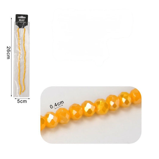 Cristalli in vetro 4mm giallo ab
