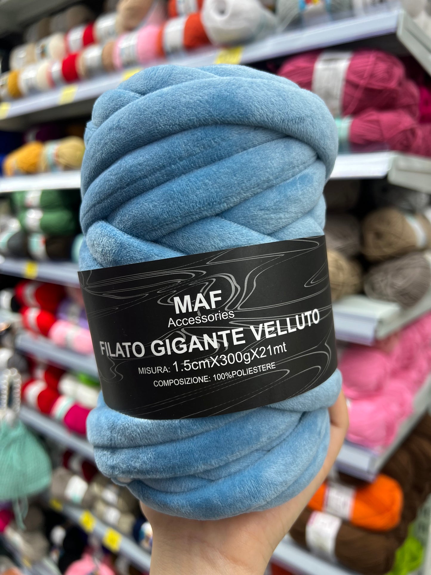 Marshmellow velluto 300gr 1.5cm