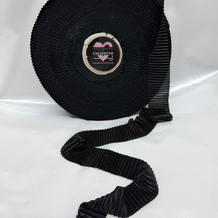 Filato Plissè nera 400gr