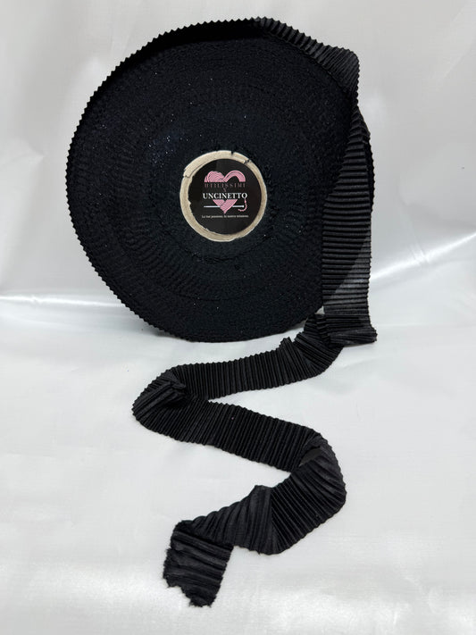Filato Plissè nera 400gr