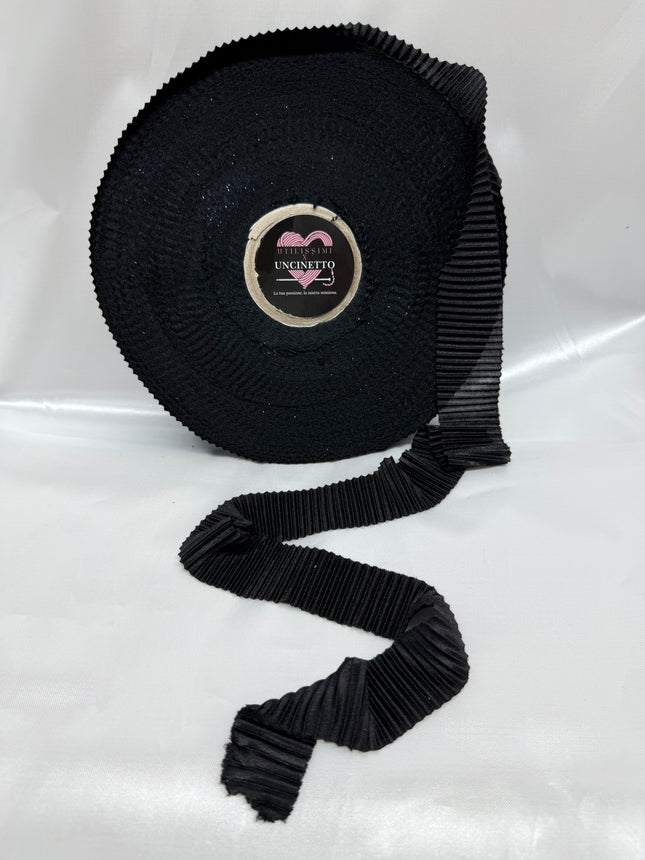 Filato Plissè nera 400gr