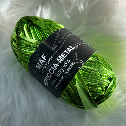 LYCRA METAL 100gr verde acido