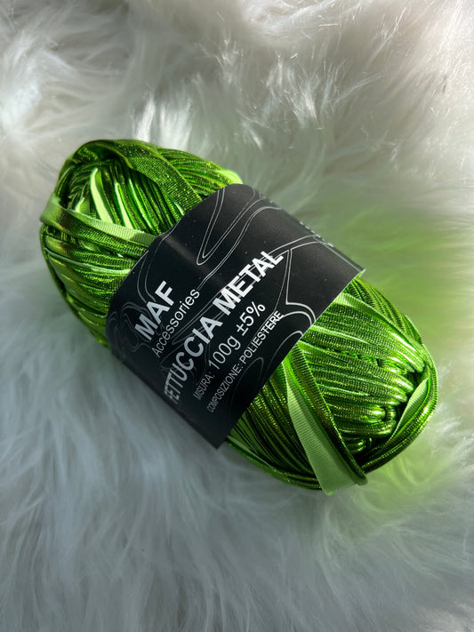 LYCRA METAL 100gr verde acido