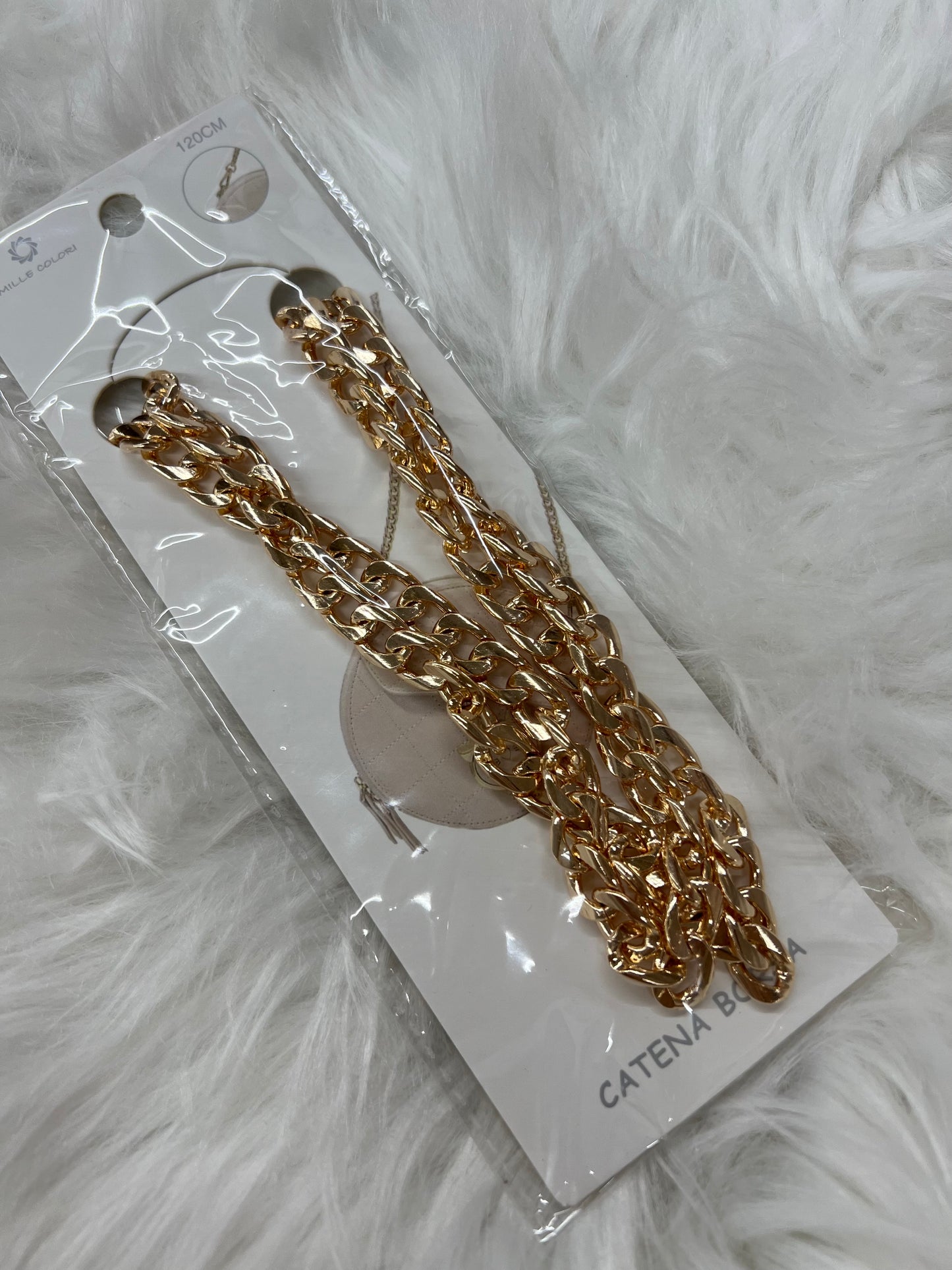 Catenella 120cm con ganci