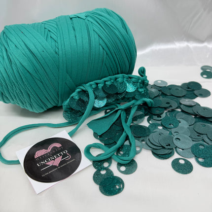 LYCRA 400gr verde smerlado