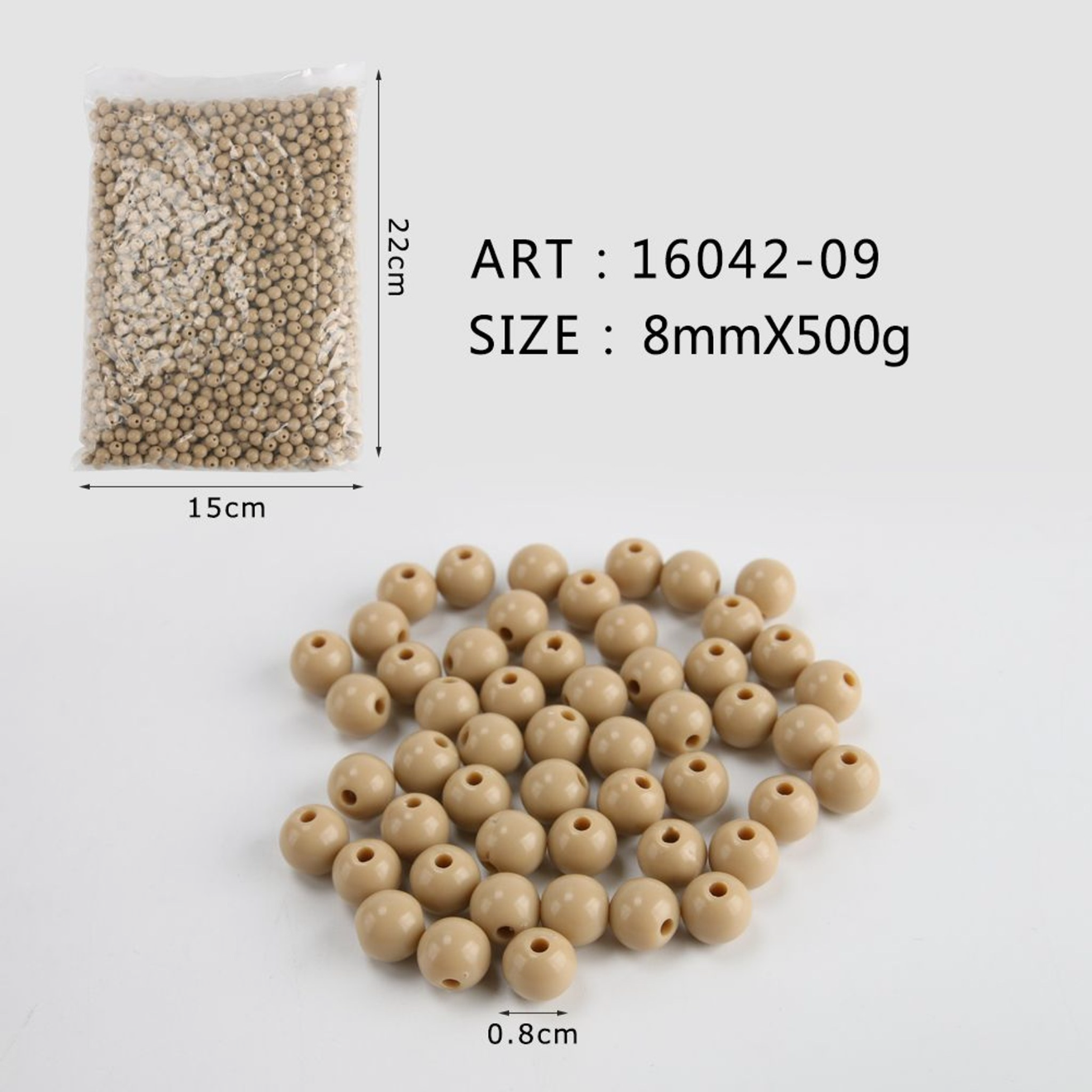 Perline 500gr normali sabbia