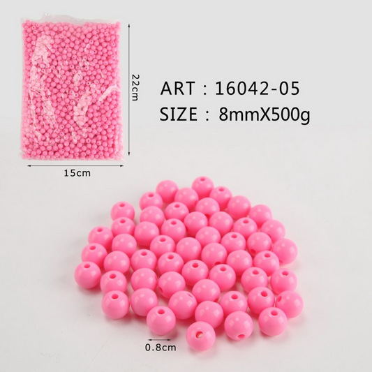 Perline 500gr normali fucsia