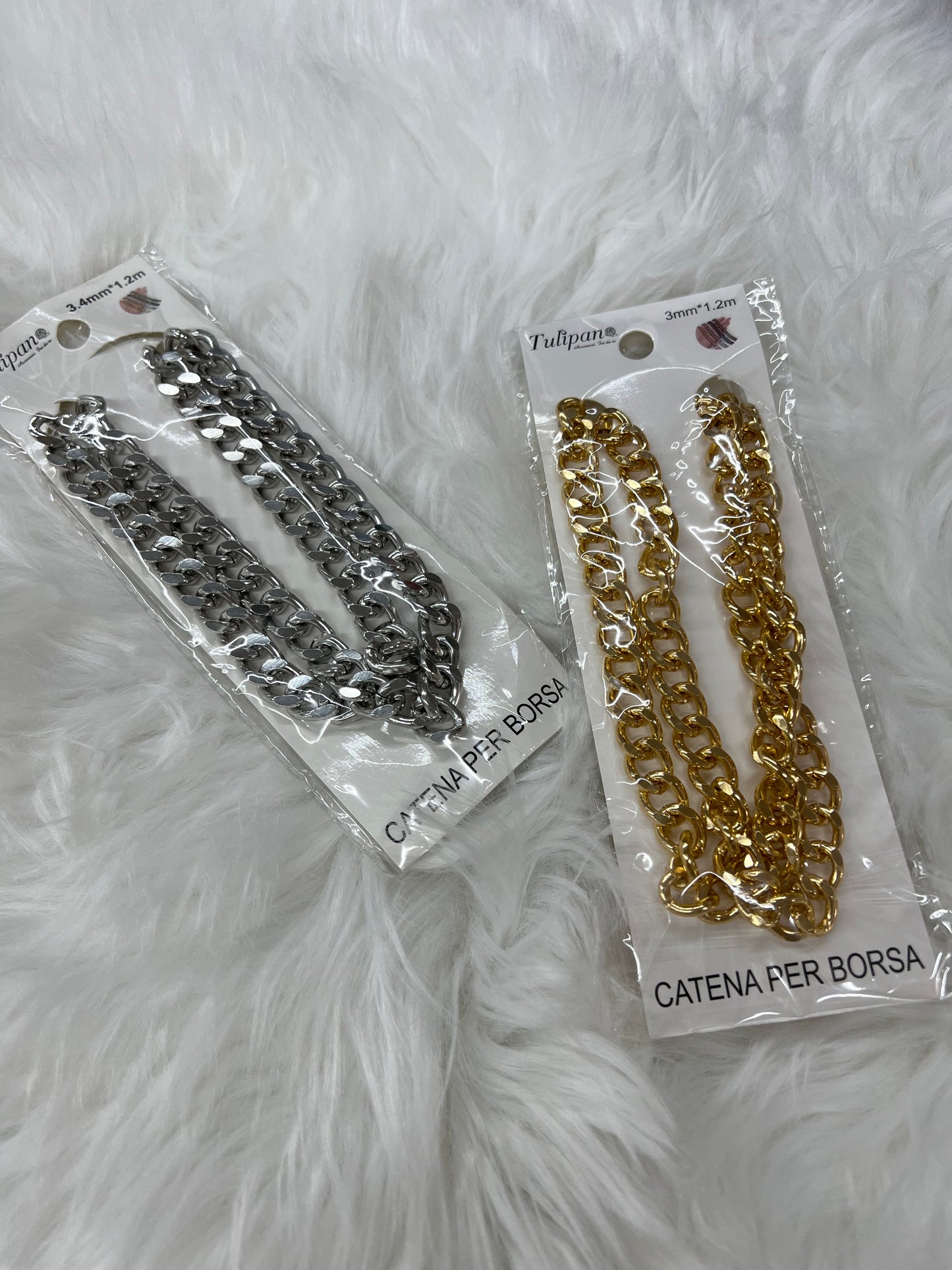 Catenella 120cm con ganci