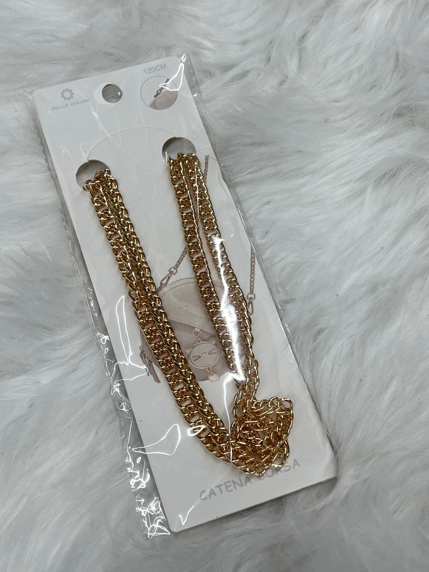 Catenella 120cm con ganci