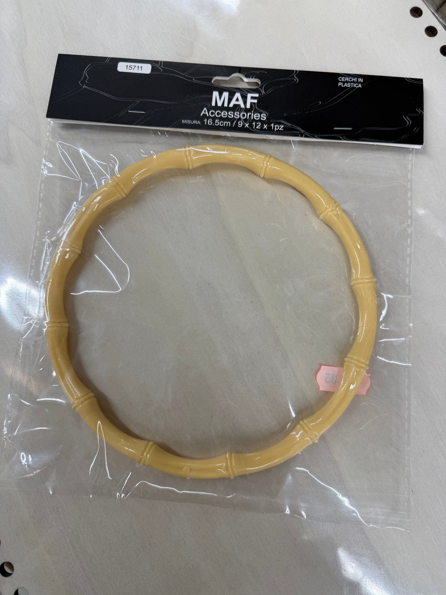 Manico plastica tipo bamboo1pz