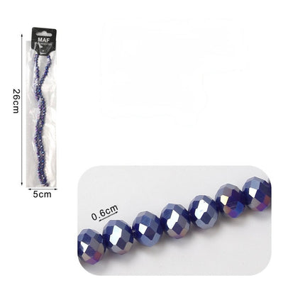 Cristalli di vetro 6mm blu AB