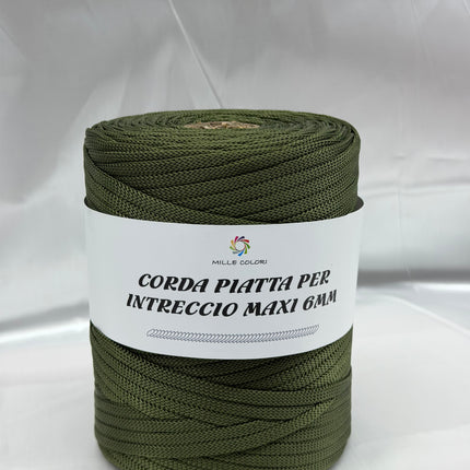 Cordino piatto 6mm 500gr