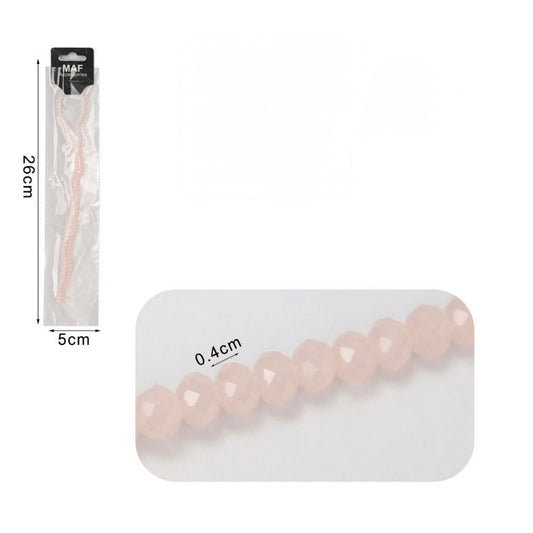 Cristalli in vetro 4mm rosa