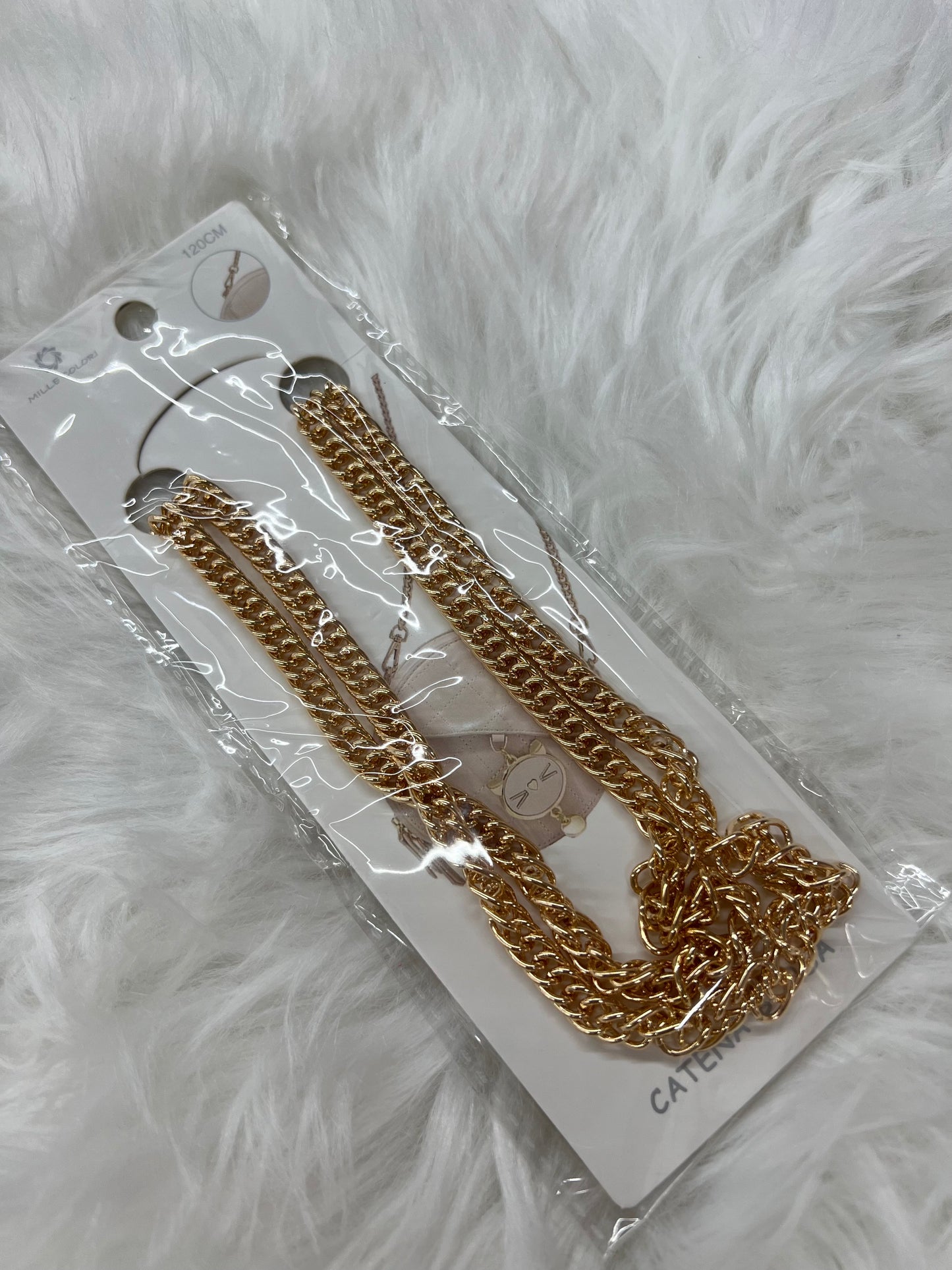 Catenella 120cm con ganci