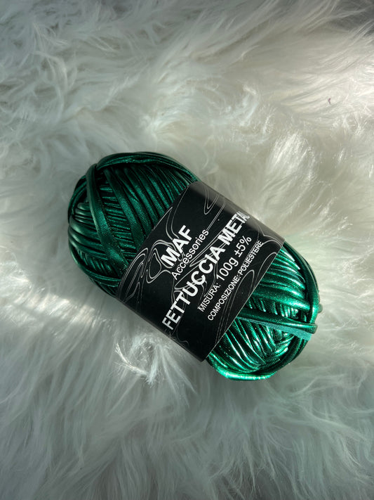LYCRA METAL 100gr verde natale