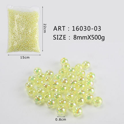 Perline 500gr specchiate giallo
