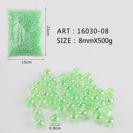 Perline 500gr specchiate verde