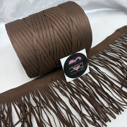 Frange CAMOSCIO 1metro+ cordino MAXI 6mm