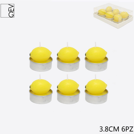 CANDELINE AL LIMONE 6PZ
