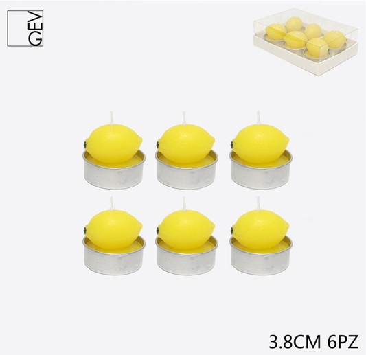 CANDELINE AL LIMONE 6PZ