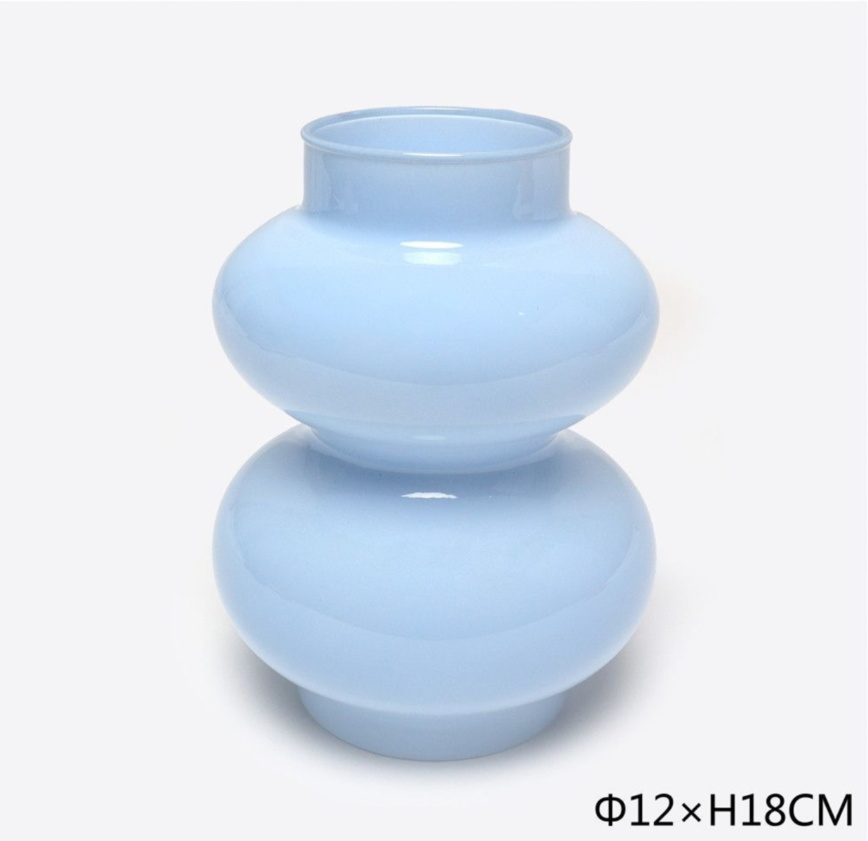 VASO VETRO H18CM