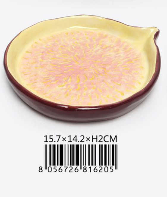 PIATTO FICO IN CERAMICA