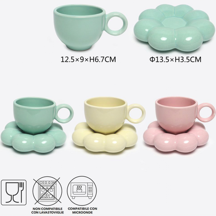 SET NUVOLA IN CERAMICA