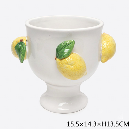 VASO IN CERAMICA DI LIMONI